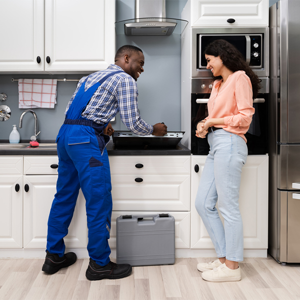 can you provide an estimate for cooktop repair before beginning any work in South Charleston